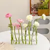Hinged Flower Glass Vase Test Tube Creative Plant Holder Hydroponic Container Living Room Office Dining Table Floral Home Decor 2