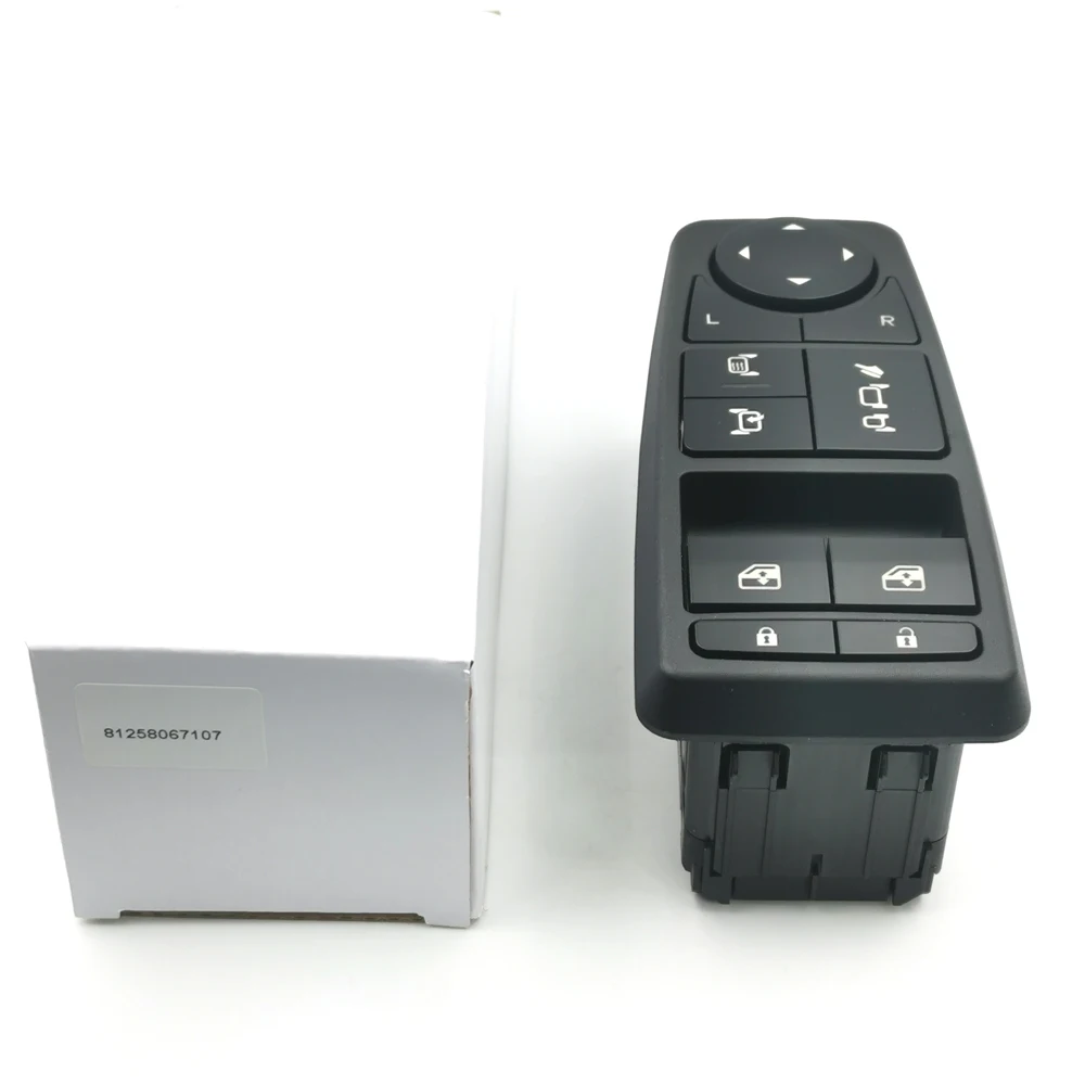 Truck Electric Power Window Control Switch Button OE: 81258067107 81258067092 81258067080 81258067062 For MAN TGL TGM TGS TGX