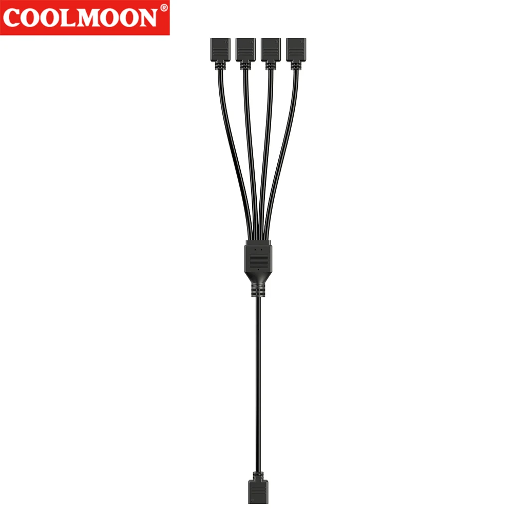 ตัวเลือกสินค้า อะแดปเตอร์ควบคุม RGB 5V 3Pin สำหรับ PC และพัดลม