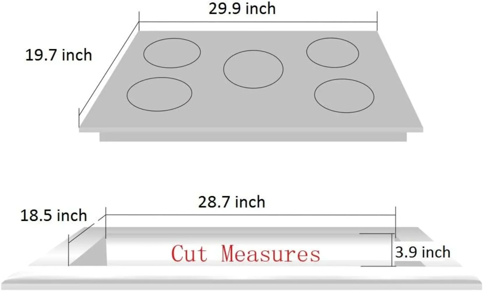30 Inch LPG/NG Gas Cooktop Dual Fuel 5 Sealed Brass Burner Stainless Steel Hob 110V AC pulse Ignition Stainless Steel 4