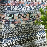 0.5/1/2/3M Linen fabric Thicken Ethnic Fabric Polyester printed cloth Curtain Decorative cloth diy Handmade Tablecloth carpet