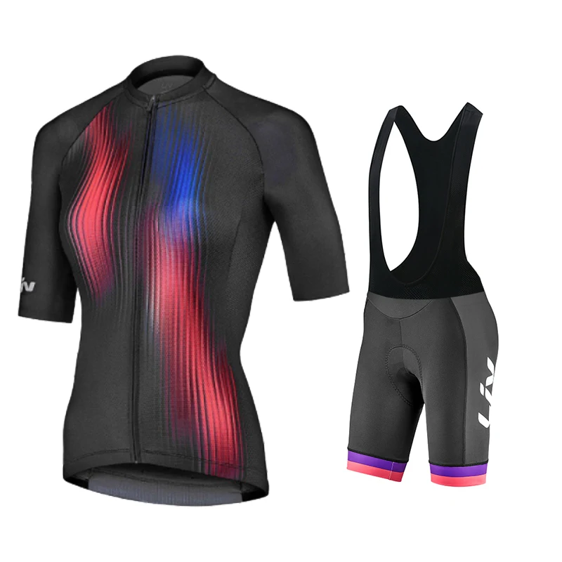 Description Picture 6 of item2023 Pro Team Women LIV Cycling Set Summer Women MTB Bike Cycling Clothing Bicycle Clothes Ropa Ciclismo Cycling Jersey Set