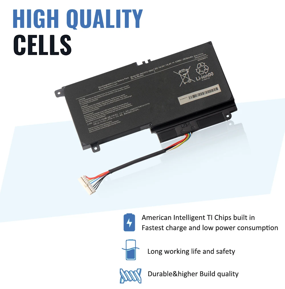 ETESBAY Bateria para Toshiba Satellite, PA5107U, PA5107U-1BRS,