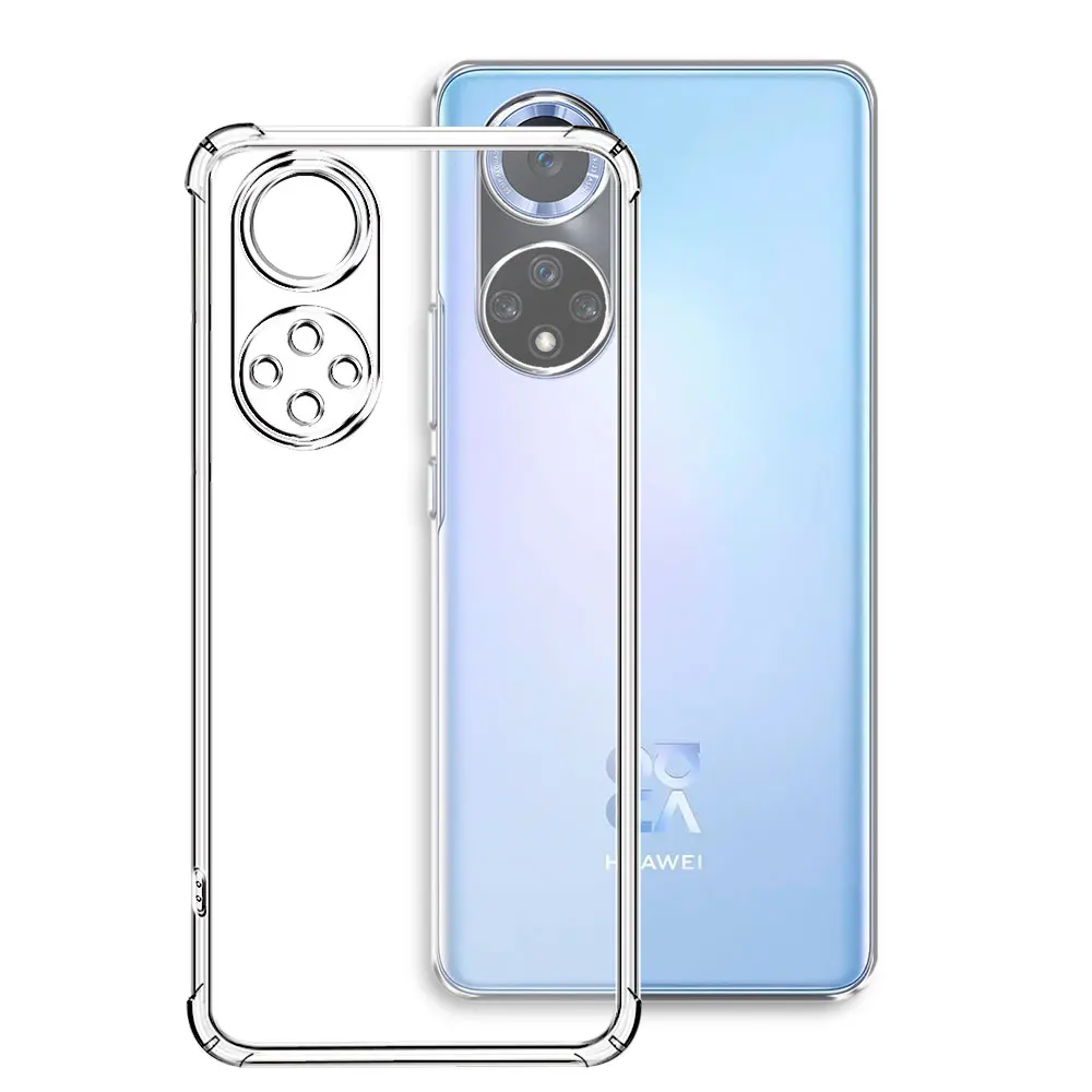 Shockproof TPU Clear Silicone Phone Case with Airbag Protection - Soft and Durable Back Cover