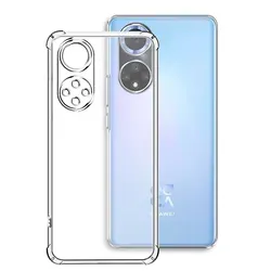 Shockproof TPU Clear Silicone Phone Case with Airbag Protection - Soft and Durable Back Cover for Honor 50 (FSKS)