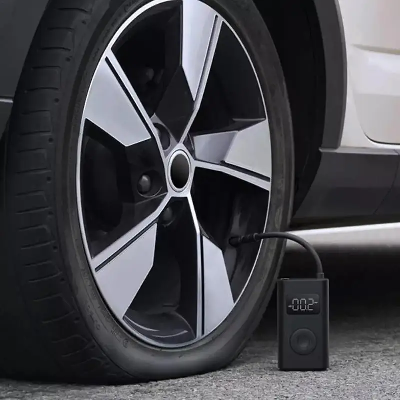 

Portable Air Compressor Tire Inflator Equipped With A Powerful 2000mAh Rechargeable Lithium Battery Tire Pump Suitable For Cars