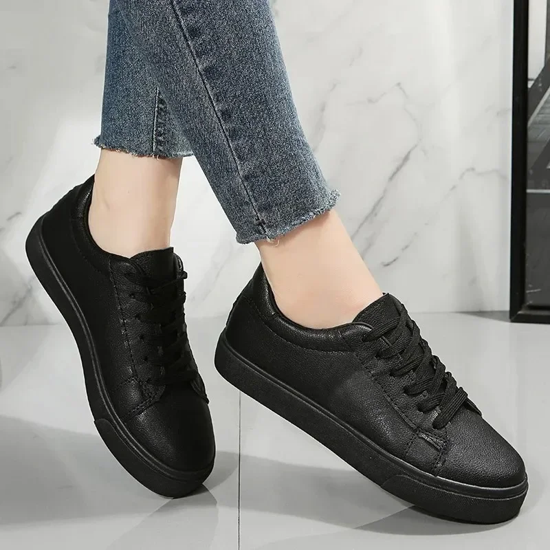 Casual Women’s Sneakers | Four-Seasons Thick-Sole Pedal Flat Shoes
