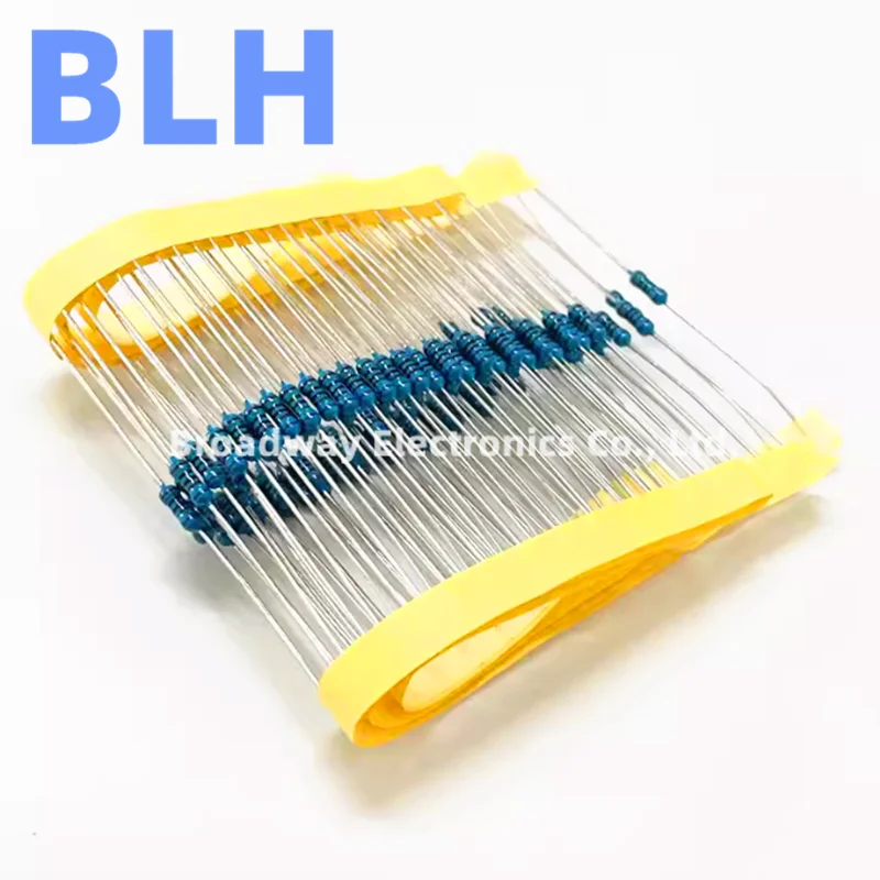 10PCS Metal Film Resistor 0.25W 1/4W 0.1% 400K-2.2M Ohm