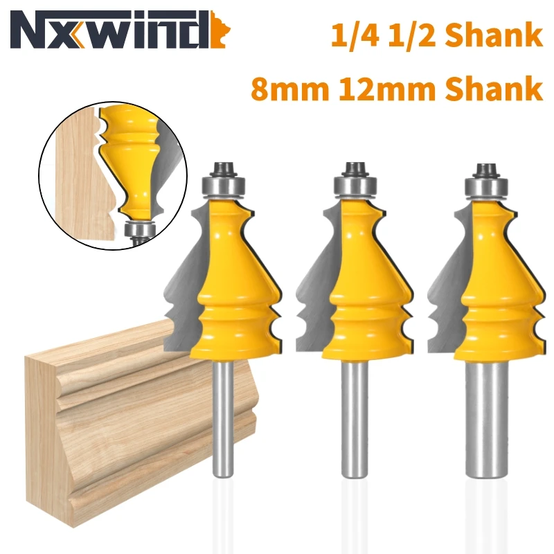 

NXWIND Special Moulding Bit Router Bit Woodworking Milling Cutter For Wood Tools Face Mill End Mill