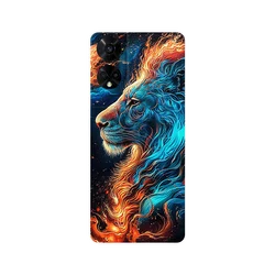 Floral Wolf Soft Silicone Shockproof Phone Cover for TCL 50 5G T613K (1)
