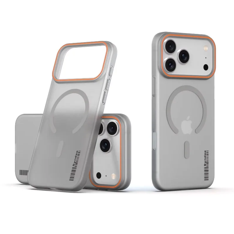 Premium Matte Clear Case with Magnetic Wireless Charging Cover