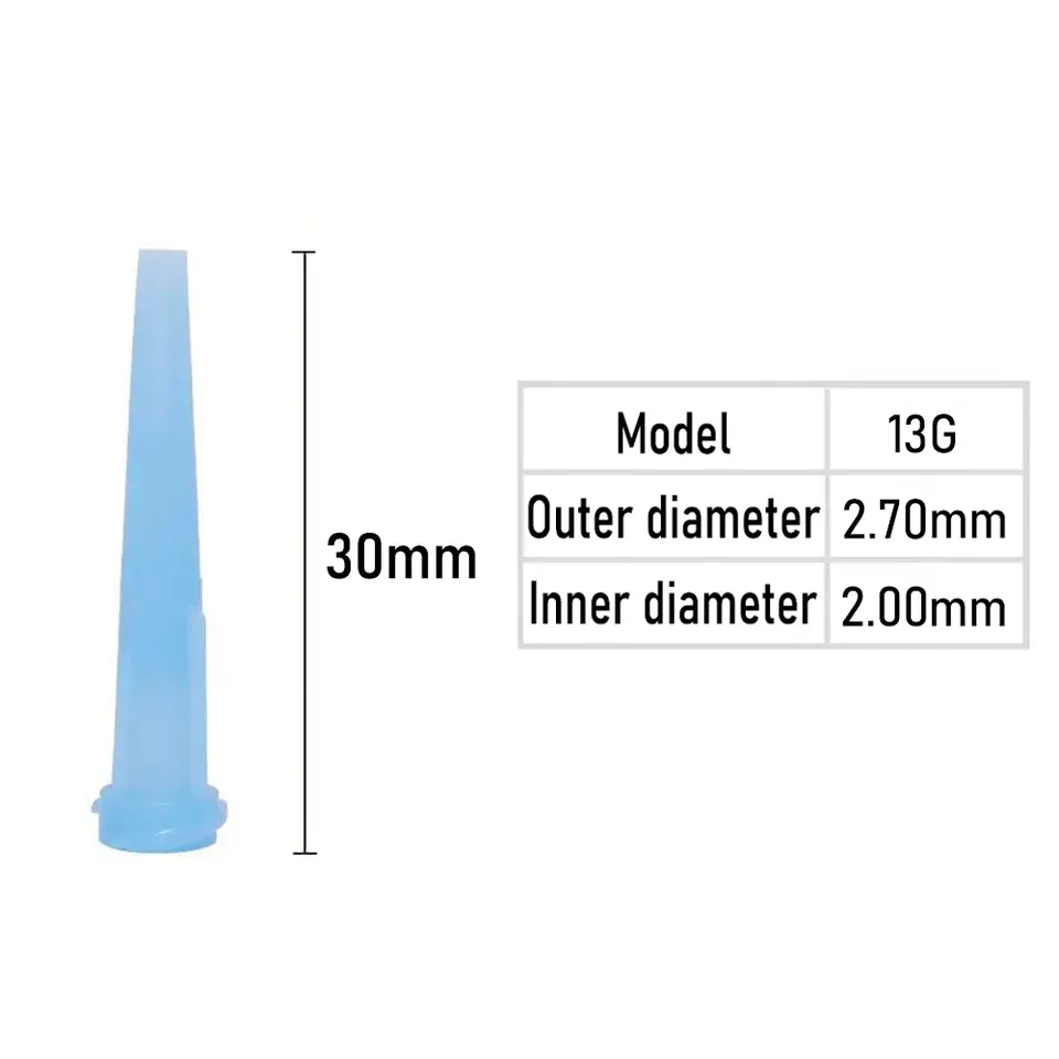 10pcs Luer Lock TT Tapered Tips Precision Liquid Syringe Dispenser Needles Tips 30mm 10/11/13/14/15/16/18/20/21/22/23/25/27/30G image 15