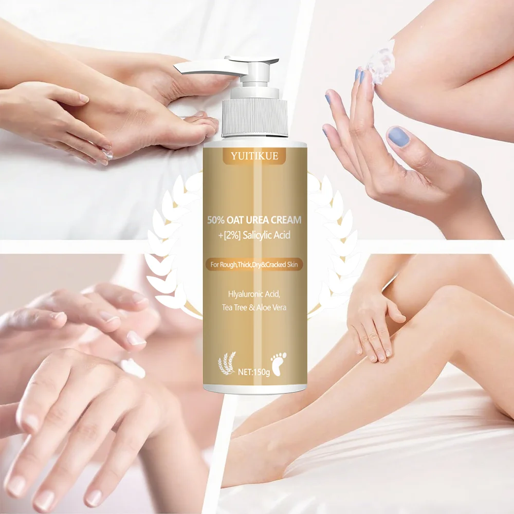 YUITIKUE 50% Oat Urea Cream [2%] Salicylic Acid, suitable for rough, thick, dry, and cracked skin