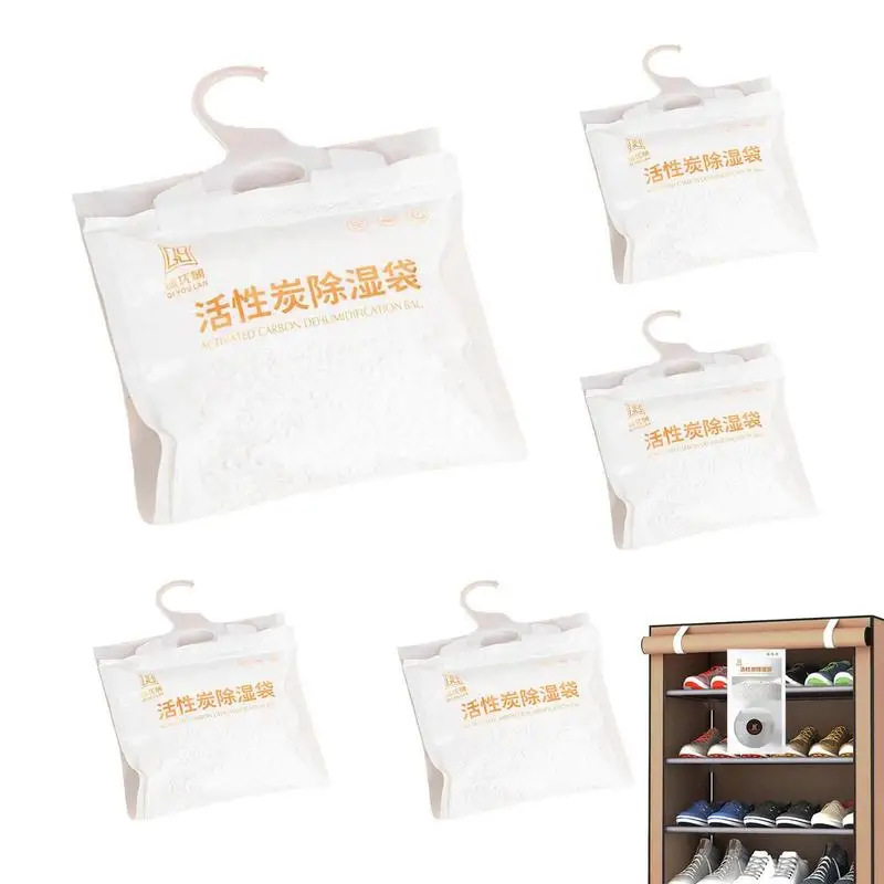 

Dehumidifier Bag Visible Moisture Absorber Hanger For Closet Home Safe Breath Supplies For Storage Room Kitchen Closet Wardrobe