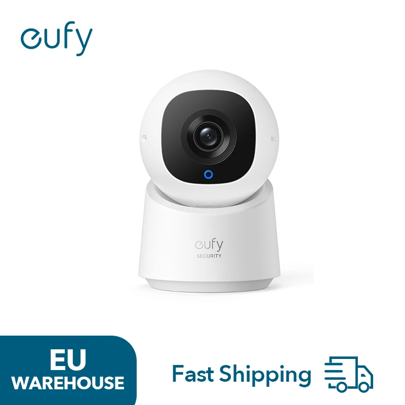 eufy Security Indoor Cam C220 Überwachungskamera mit 2K-Auflösung und 360° °   PTZ-Plug-in-Kamera/Wi-Fi Human