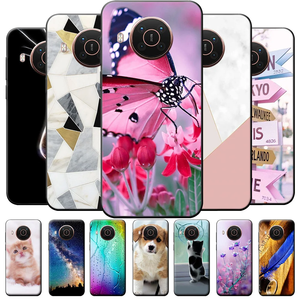 Per Nokia X20 Custodia X10 X30 Tpu Custodie In Marmo Moda Per Nokia X100 Xr20 Cover Posteriore Protettiva In Silicone Shell Su Nokia X30 Paraurti