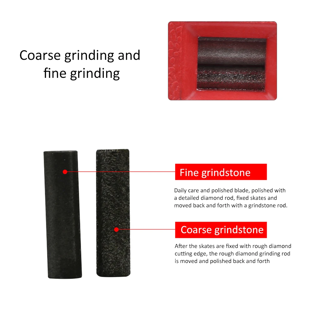 Hockey Skate Sharpener Ice Skate Shoes Grinding Conditioner  Blades Maintenance Tool Ice Skates Blade Grinder Stone 3
