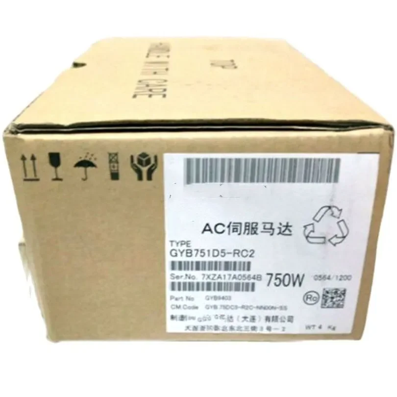 

Brand New and Original GYB751D5-RC2 AC Servo Motor GYB751D5RC2 400W 105V 2.7A 3000RPM 3000r/min