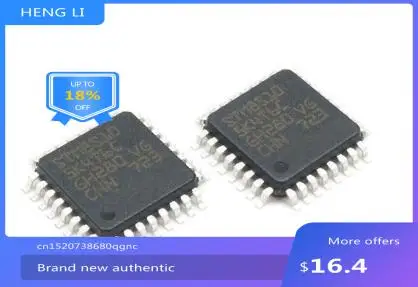 

100% NEW Free shipping STM8S105K4T6C STM8S105K4T6 STM8S105K4T6CTR QFP32 MCU