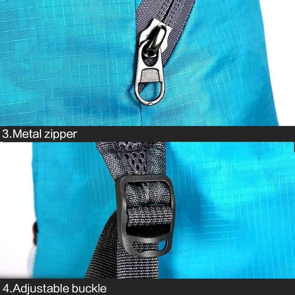 Ultra-Light Foldable Waterproof Sports Backpack - Portable Outdoor Travel Bag for Camping, Running, Fitness, and Shopping