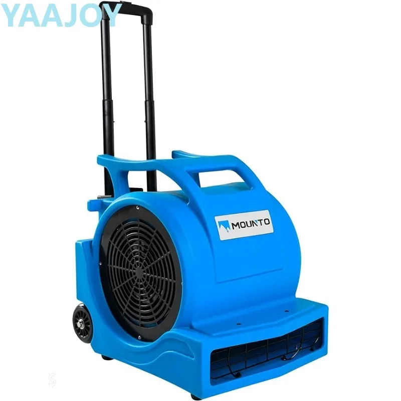 

Mounto 3-Speed 1Hp 4000 Plus CFM Monster Air Mover Floor Carpet Dryers with Handle Wheelkit (Blue) patio chair