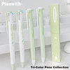 Planwith Multi Color Pen in One Barrel, 0.5mm Retractable Multipurpose Stationery, Students Doctors Nurse Premium Writing Tools 1