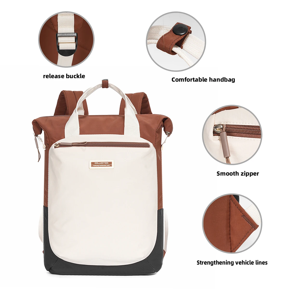 2025 New Travel Bag Upgraded Waterproof Laptop Backpack for Male College Students, School Bag for Girls, Backpack for High School Students, Hiking