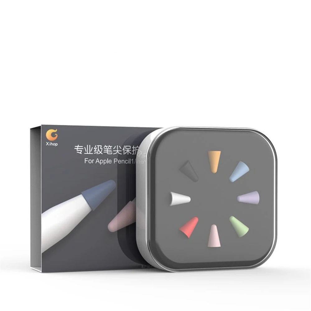 Ap ple Pencil  8pcs ȣ ̽ 1  2  ü  Ǹ  ̽ Ap ple Pencil 2 ̽  Nib ȣ Ŀ