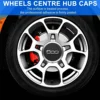 4Pcs 133mm Hubcap for Fiat 500 C Wheels Centre Hub Caps Set 68078419AC 68078421AC Dust Cover Wheel Hub Cap Replacement 51884863 2