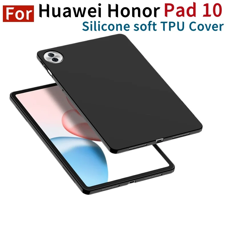 Premium Silicone Tablet Back Case, Anti-Slip Protective Cover, Shock-Absorbent Design