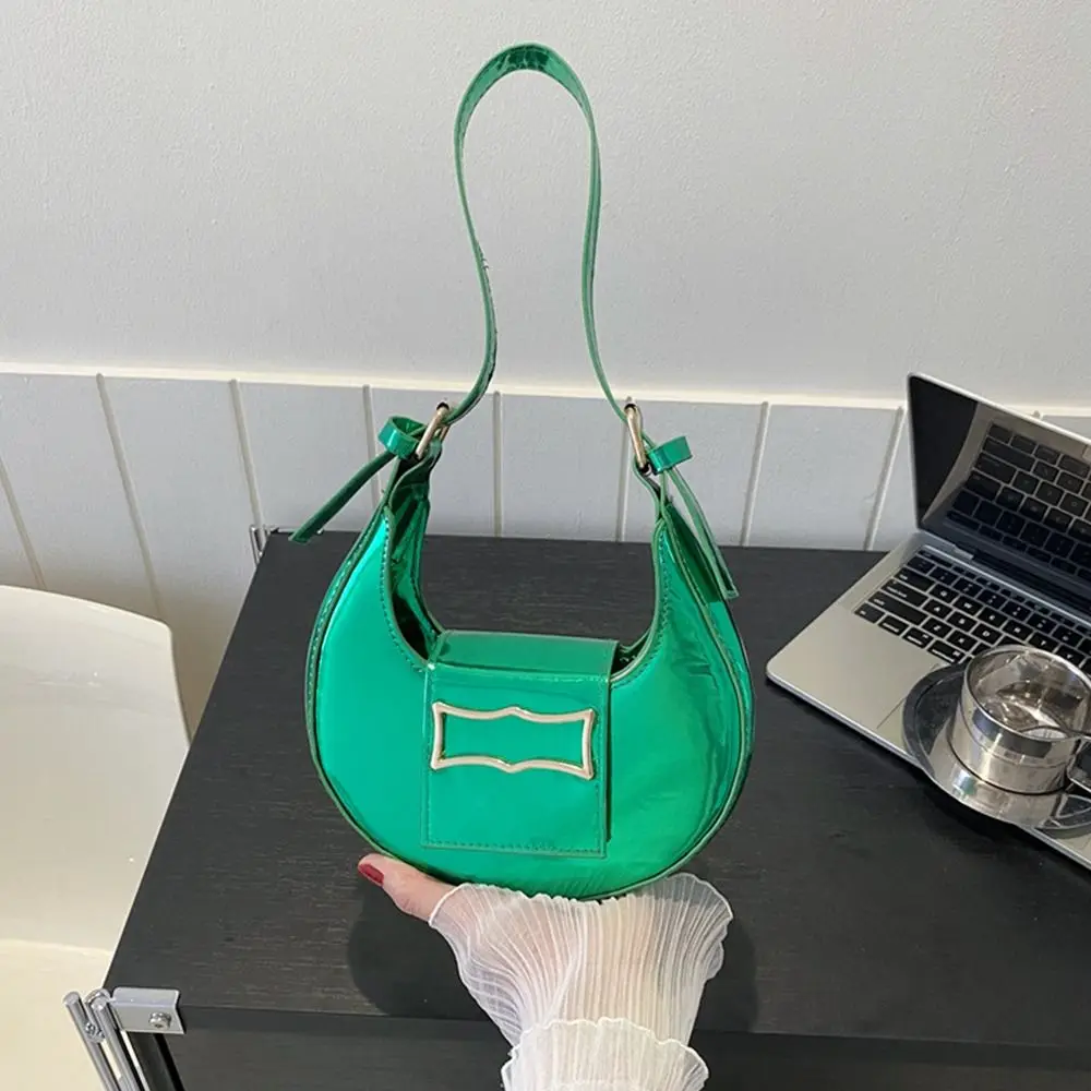 

Сумка через плечо с металлической пряжкой, Повседневные Сумки из искусственной кожи на застежке, сумки-тоуты для женщин и девушек