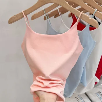 المرأة القطن الصيف تانك القمم جديد سليم صالح حار فتاة القطن الخصر Cinched أكمام بلوزات بلون المحاصيل القمم 2025