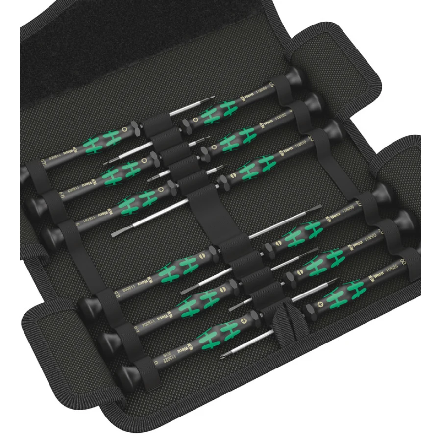 Wera 12 pcs Screwdriver Set for Electronic Applications Kraftform Micro 12  Universal Precision Screwdriver Set NO.05073675001 - AliExpress