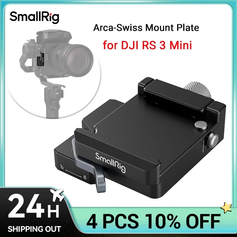Smallrig Mount Plate For Arca-swiss, For Dji Rs 3 Mini 4195 And 