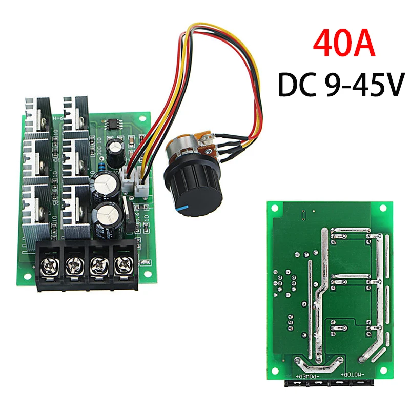 PWM DC Motor Speed Controller 10V-55V 60A - For Trolling Motors, Fans, Brushed Motors & DC Lights