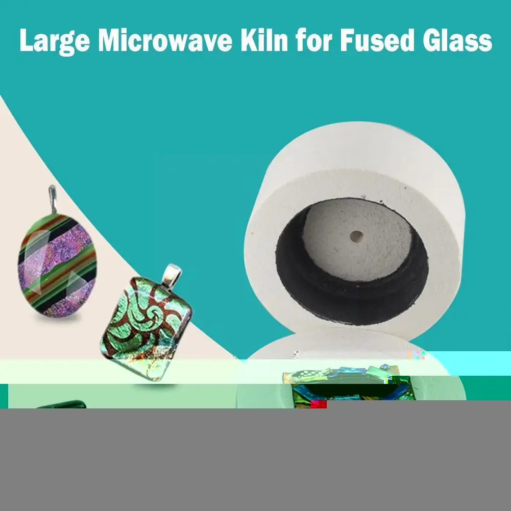 

Microwave Kiln For Fused Glass Arts Crafts Sewing Diy Jewelry Manual Making For Ceramic Accessories Tools Supplies D0w5
