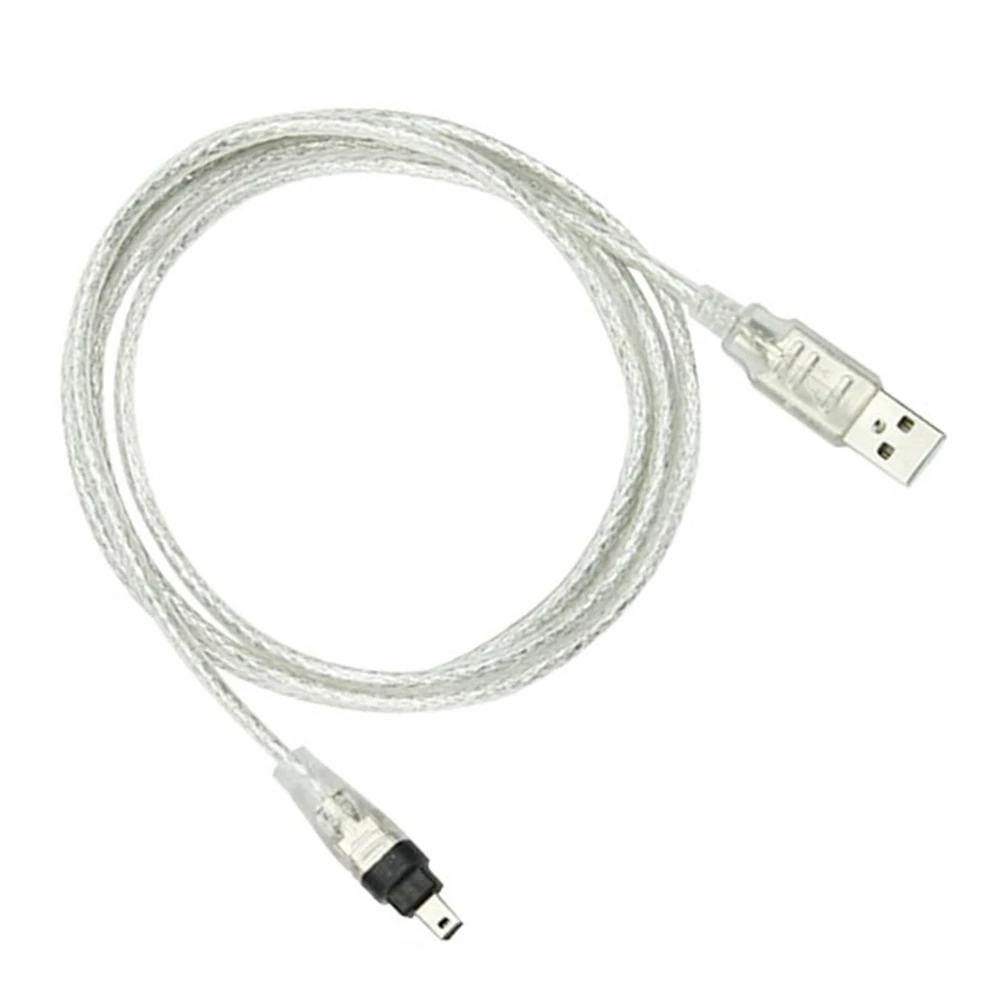 USB Male to Firewire IEEE 1394 4 Pin Male iLink Adapter Cable firewire 1394 Cable for SONY DCR-TRV75E DV camera cable 150cm