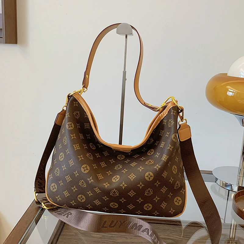 

New Designer PU Leather Tote Bag Women Handbags Large Shoulder Bag Casual Lady Large Capacity Shopping Bag