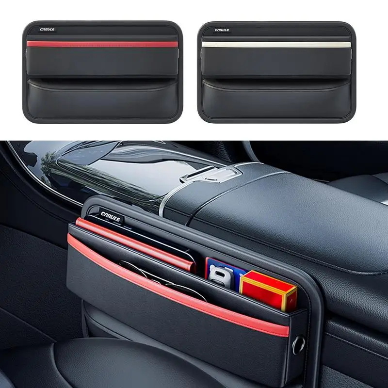 

Between Car Seat Crevice Filler 2 In 1 Center Console Organizer Seat Pocket Anti Drop Auto Interior Organizer Console Catcher