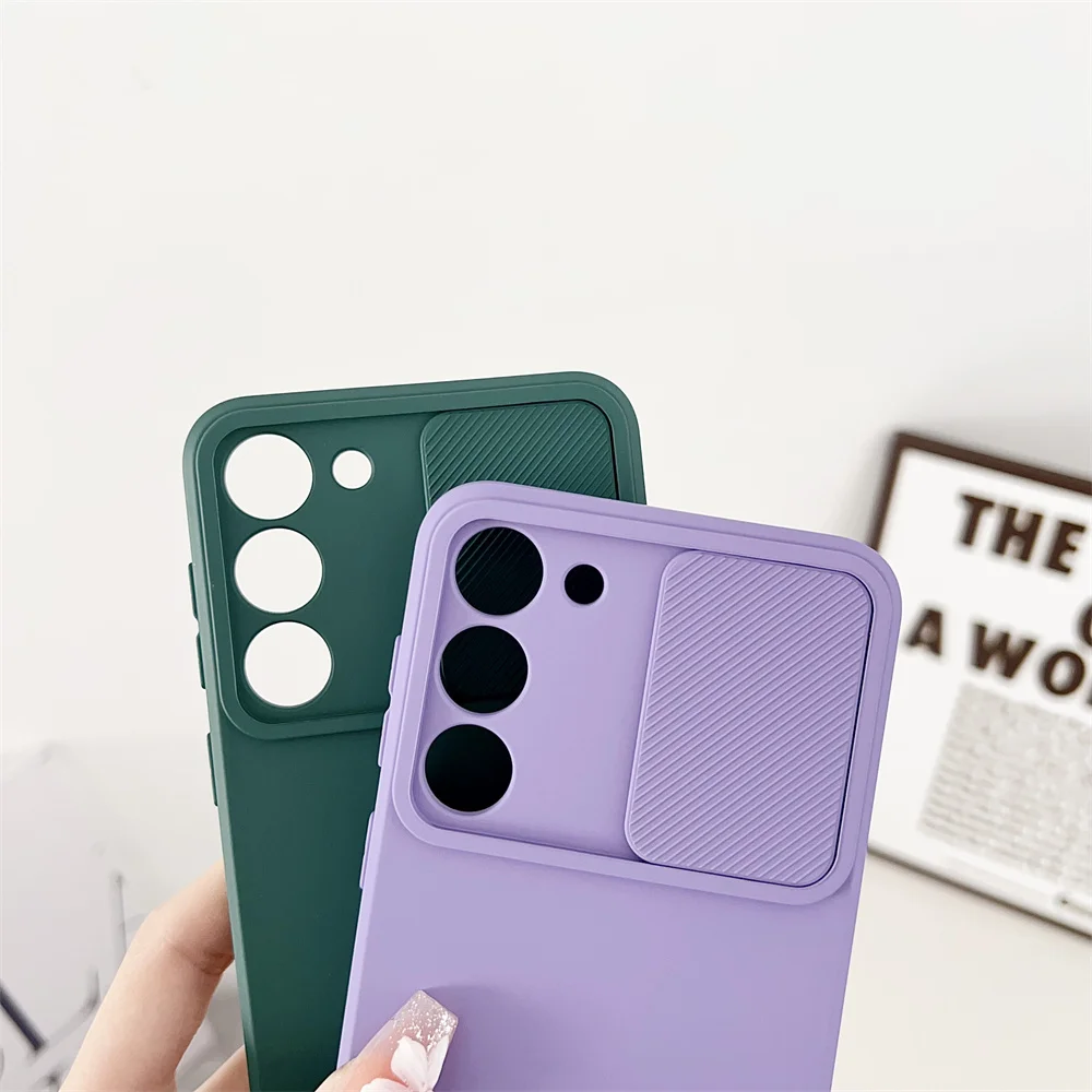 Enhanced Slide Camera Protection Phone Case Cover for S25 Ultra (DG)