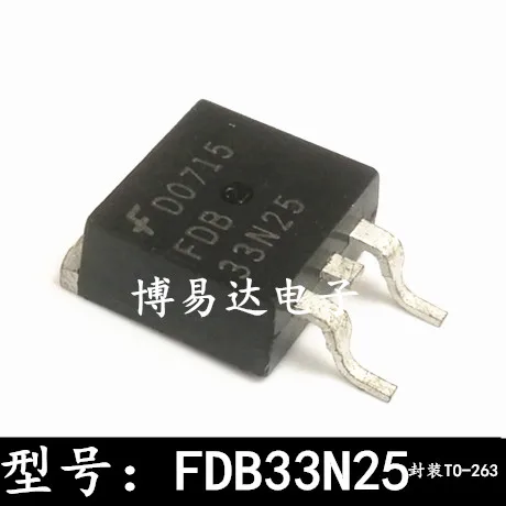 

(10 шт./лот) FDB33N25 TO263 оригинал, Φ. Power IC