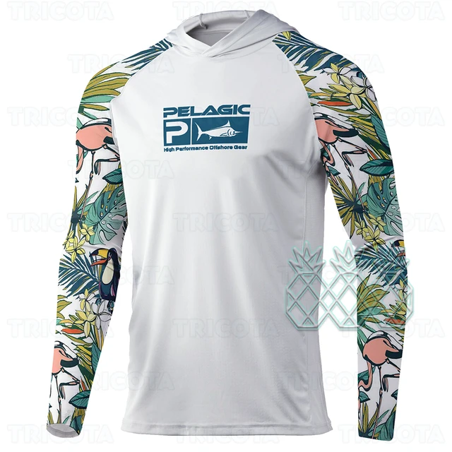 Pelagic Gear Men Jersey Fishing Clothing Summer Shirts Tops Camisa