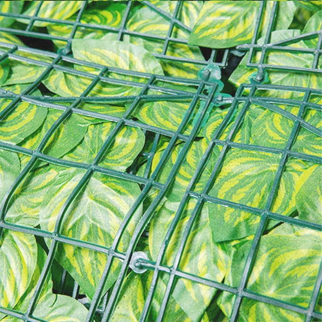 Mesterséges Levél Kerítés Sövény Falfal Kültéri Kerti Dekoráció Adatvédelmi Képernyő Védelme Ivy Függőleges Udvar - Image 4