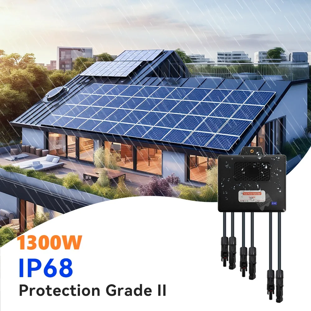 1300W 60Vdc Ottimizzatore Di Energia Solare Livello Del Modulo In Tempo Reale Mppt Ottimizza Accuratamente Il Sistema Aumenta L'Efficienza Sicurezza G