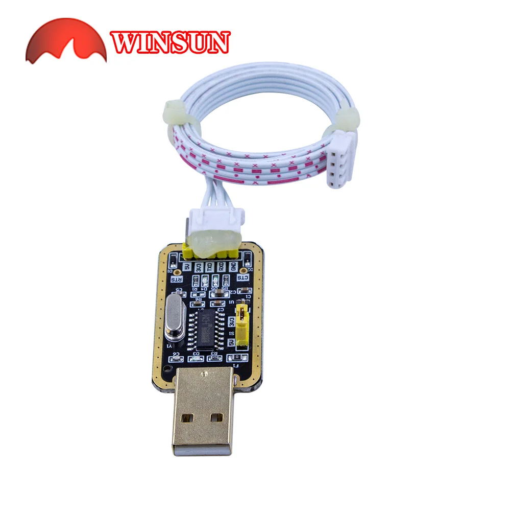Usb para Ttl Conversor Módulo Uart Porta Serial Ufs-hwk Stc Dowanloader 232 para Ttl Conector Ch340g - Imagem 5