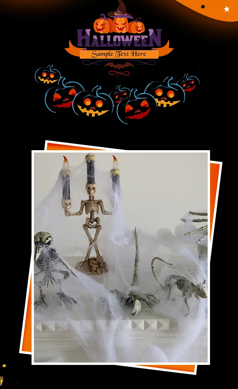 LuxRoyale plastic rat skeleton prop for Halloween parties