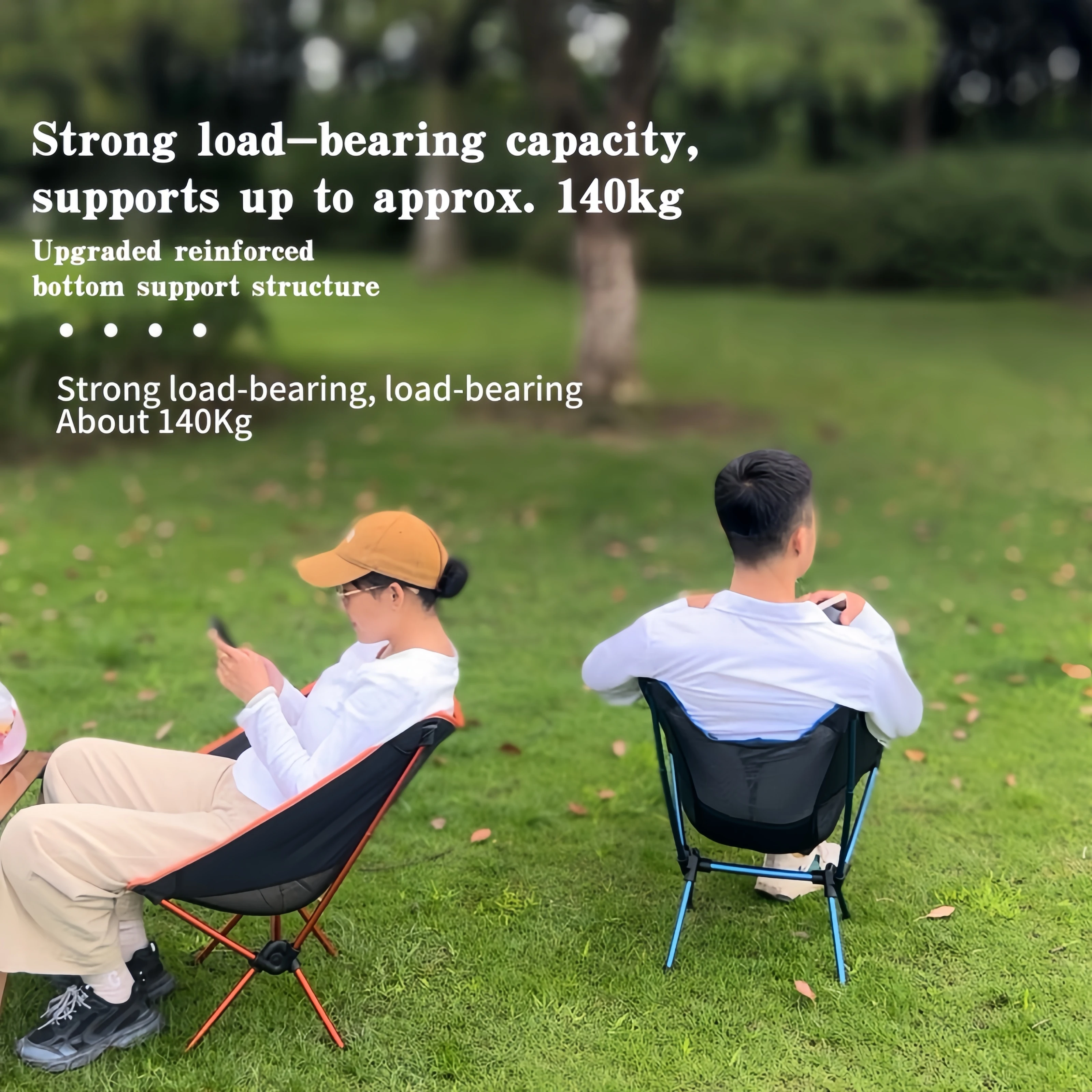 Outdoor chairs, beach chairs, lightweight and practical, easy to carry. Made of high-quality fabric, outdoor folding chairs 2
