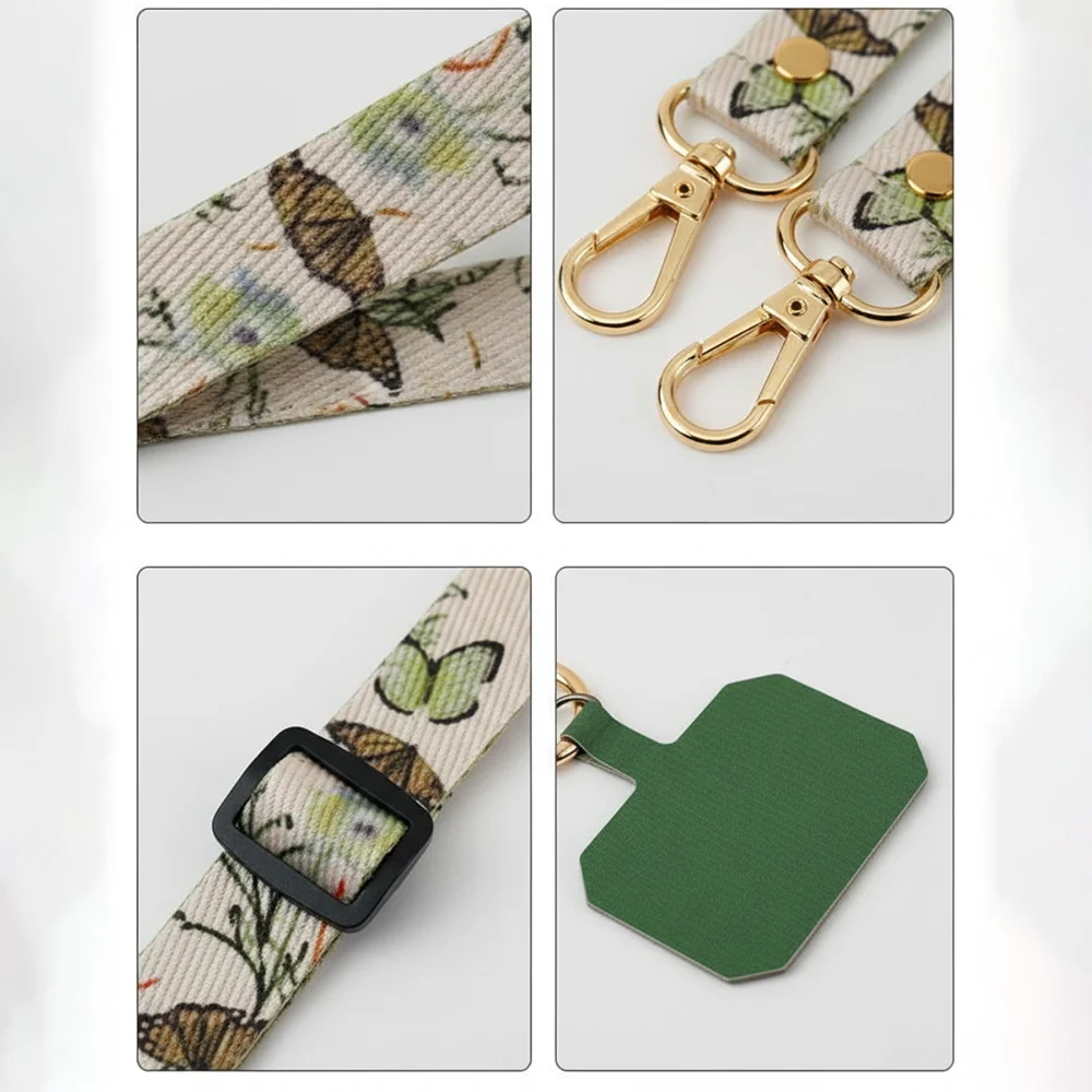 Adjustable Crossbody Phone Lanyard with Anti-Lost Neck Strap