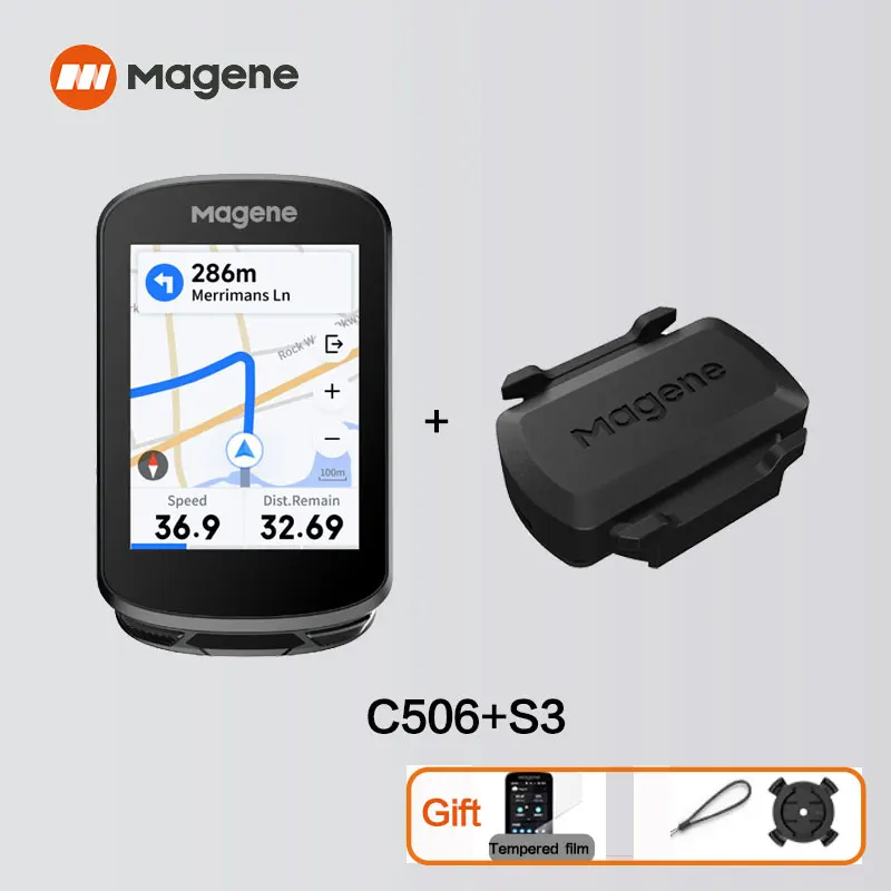 Magene C506 GPS バイクコンピュータナビゲーション WiFi スピード