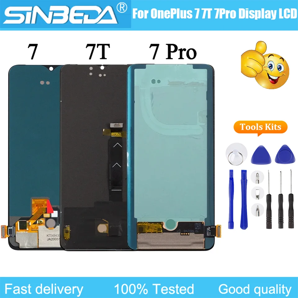 6.67 Inch Amoled OLED TFT Black For OnePlus 7 7T 7Pro LCD Panel